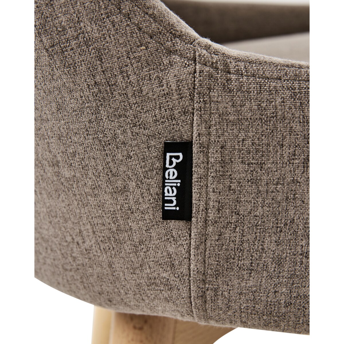 Zestaw 2 krzeseł do jadalni MELFORT Brązowy