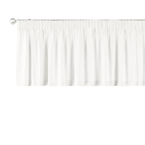 Lambrekin na taśmie marszczącej 390x40 biały