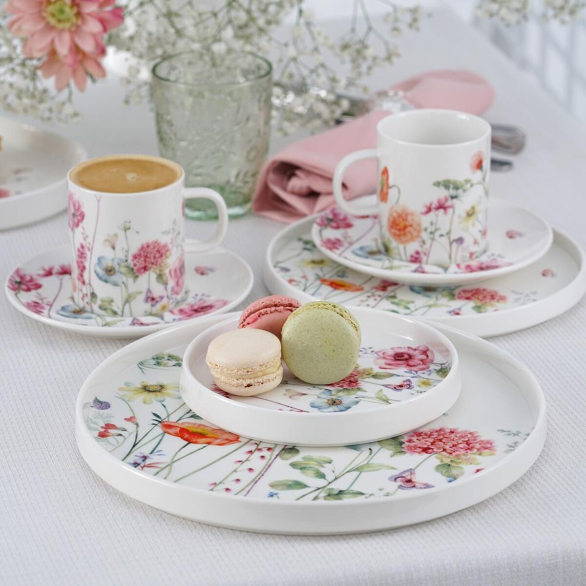 VILLA ITALIA Filiżanka do kawy porcelanowa 180 ml GARDENO