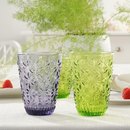 VILLA ITALIA Szklanka wysoka zielona 350 ml SENSO