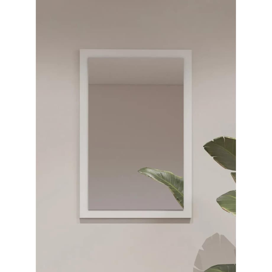 Lustro do przedpokoju CROSS 40x60cm białe