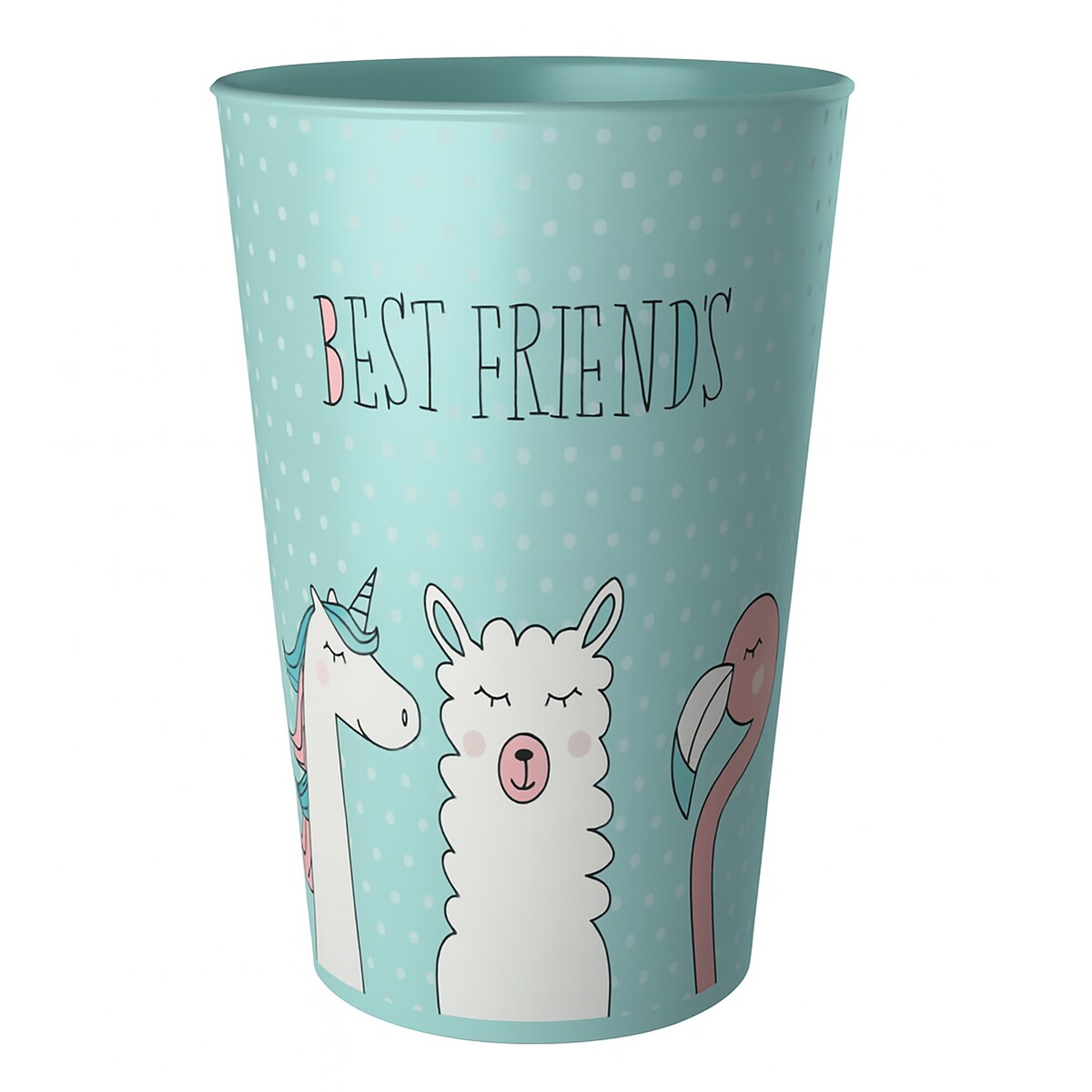 Kubek Dla Dziecka Dziecięcy 250 Ml Plastikowy Friends Niebieski