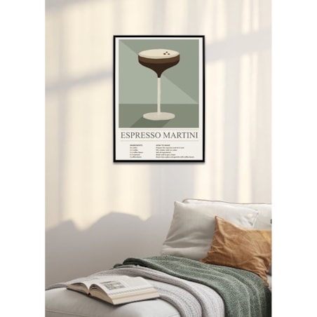 Poster Story, Plakat, Obraz - Espresso Martini No1, wymiary 21 x 30 cm