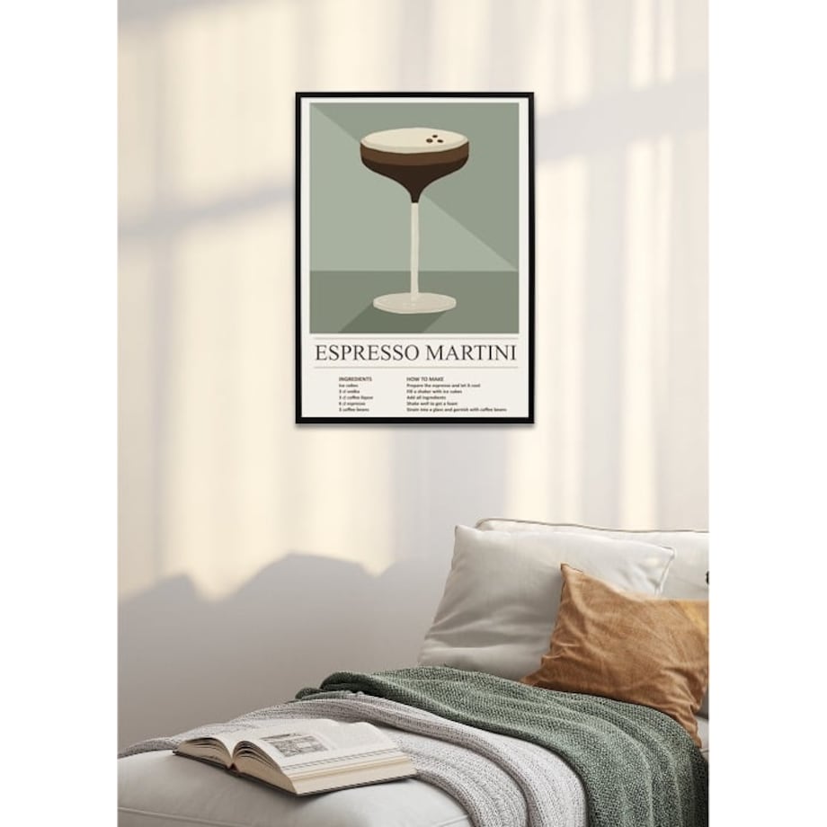 Poster Story, Plakat, Obraz - Espresso Martini No1, wymiary 21 x 30 cm