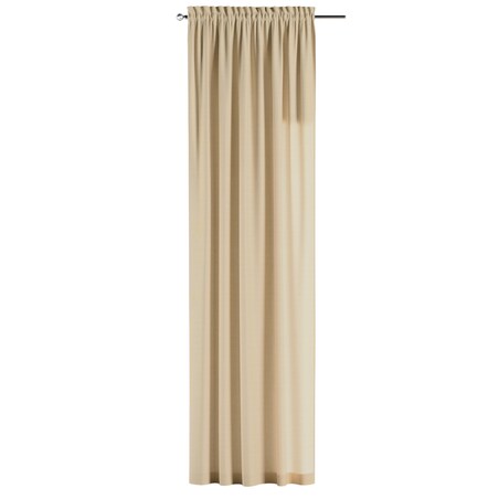 Zasłona na kanale z grzywką 1 szt. 130x260 waniliowy