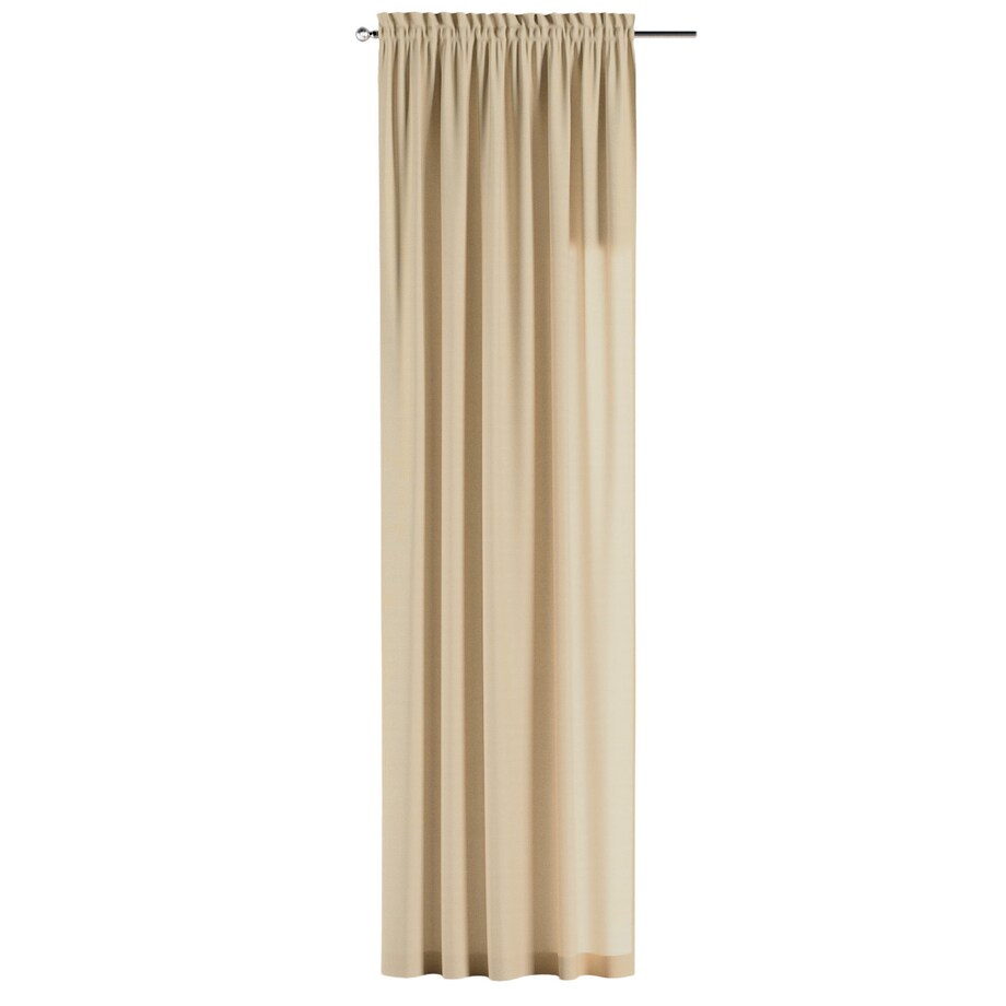 Zasłona na kanale z grzywką 1 szt. 130x260 waniliowy