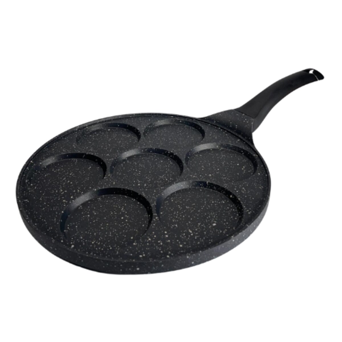 Patelnia do smażenia jajek pancake placuszków placków nieprzywierająca 26 cm 7 otworów ZILNER ZL-2415