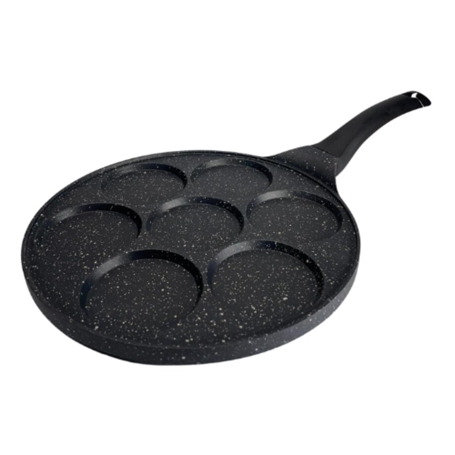 Patelnia do smażenia jajek pancake placuszków placków nieprzywierająca 26 cm 7 otworów ZILNER ZL-2415