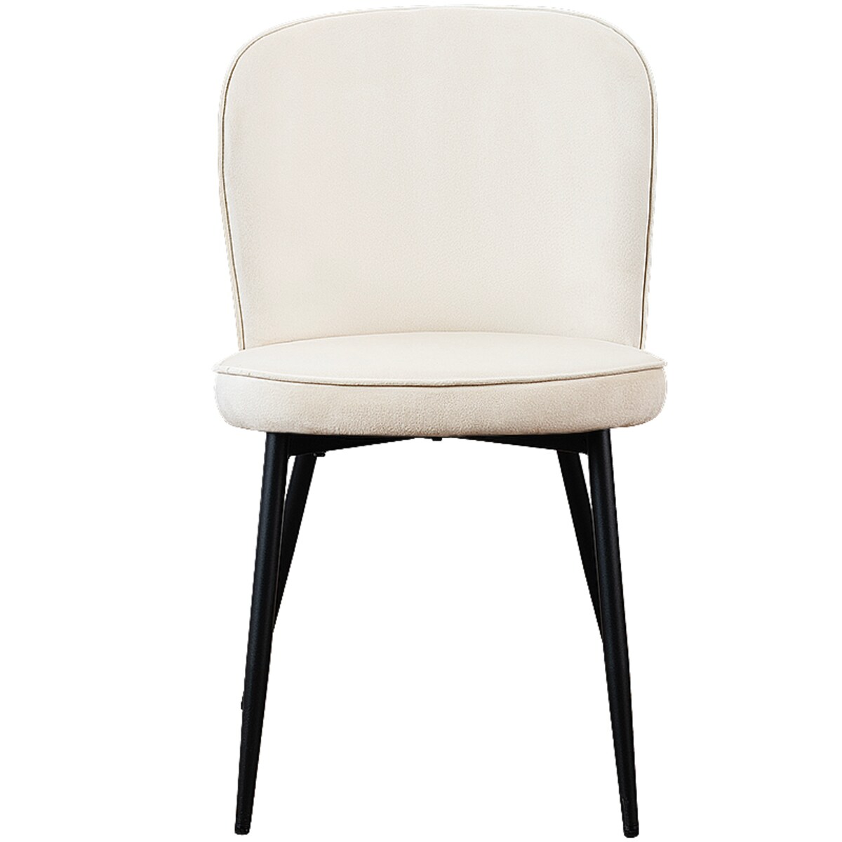 Krzesło tapicerowane do salonu jadalni welurowe beżowe wygodne velvet