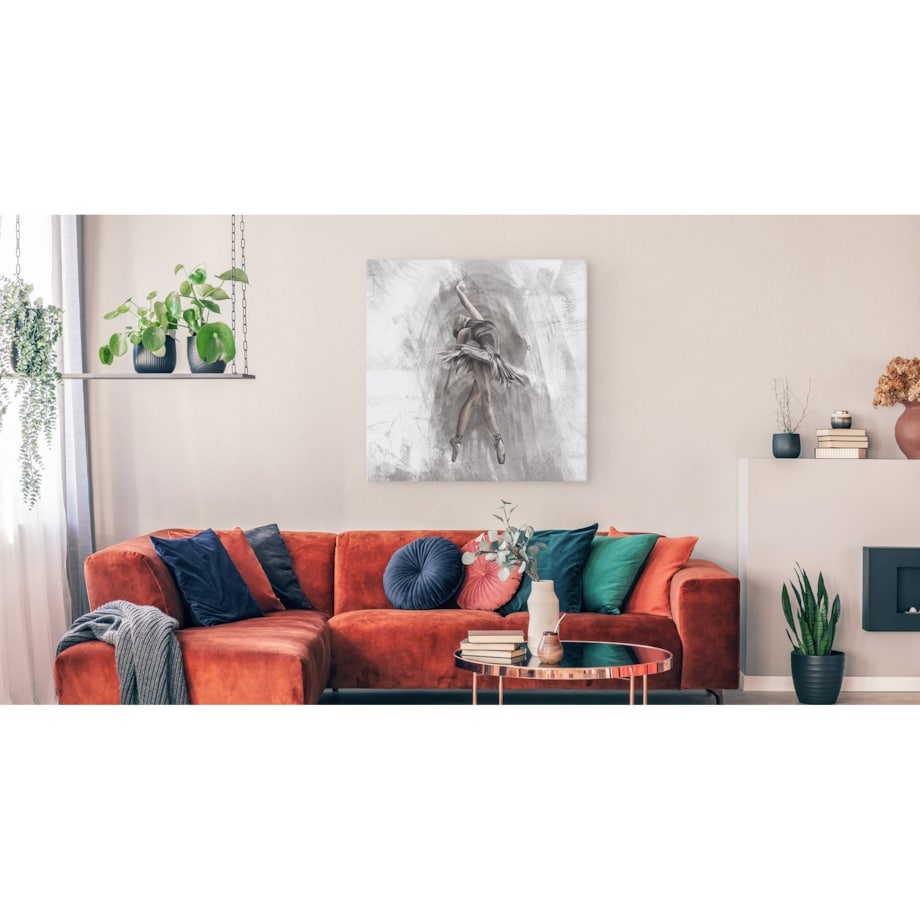 Obraz Abstrakcyjna baletnica na betonie 60x60cm