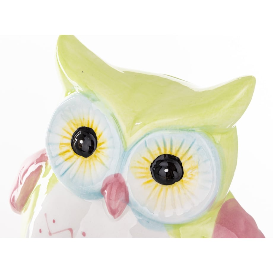 Skarbonka dolomitowa - sowa 14,5x12x10 cm ALOCO