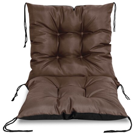 Poduszka Ogrodowa Na Krzesło Fotel 50X50X50 Cm Wodoodporna Pikowana Wiązana