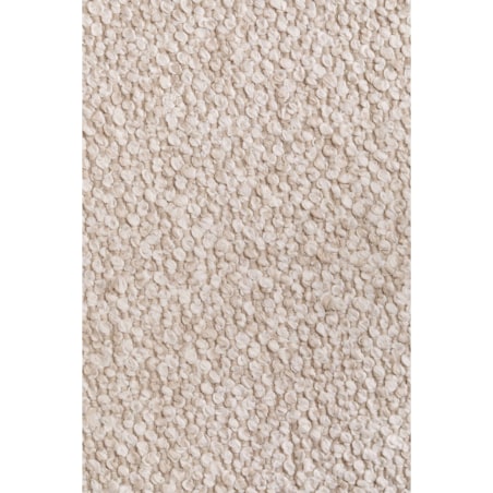 Krzesło do jadalni dębowe, naturalne, bouclé Bianca