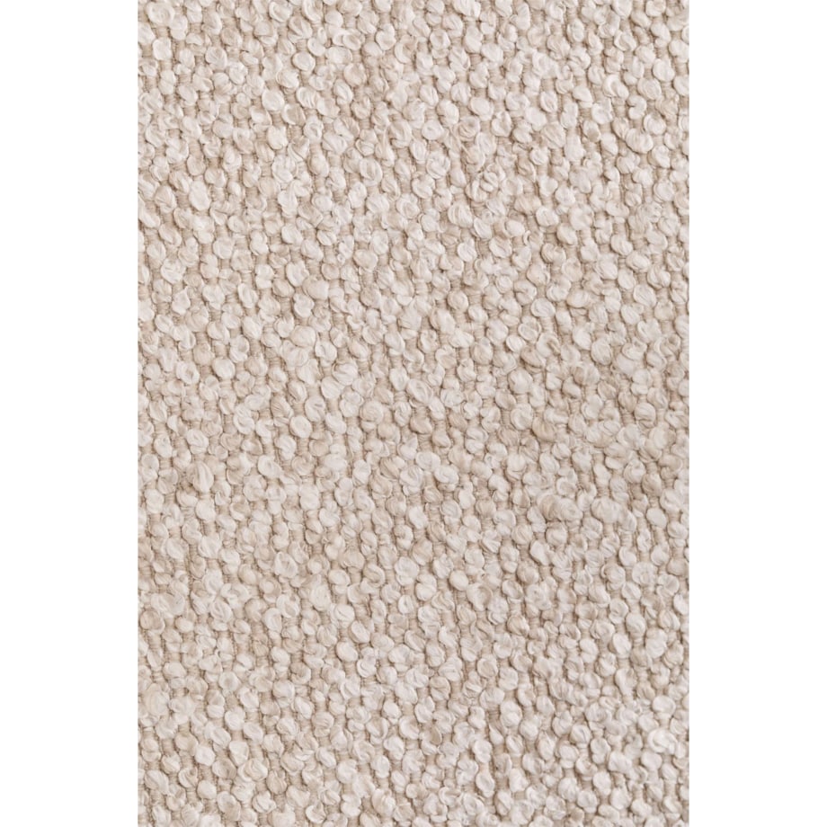 Krzesło do jadalni dębowe, naturalne, bouclé Bianca