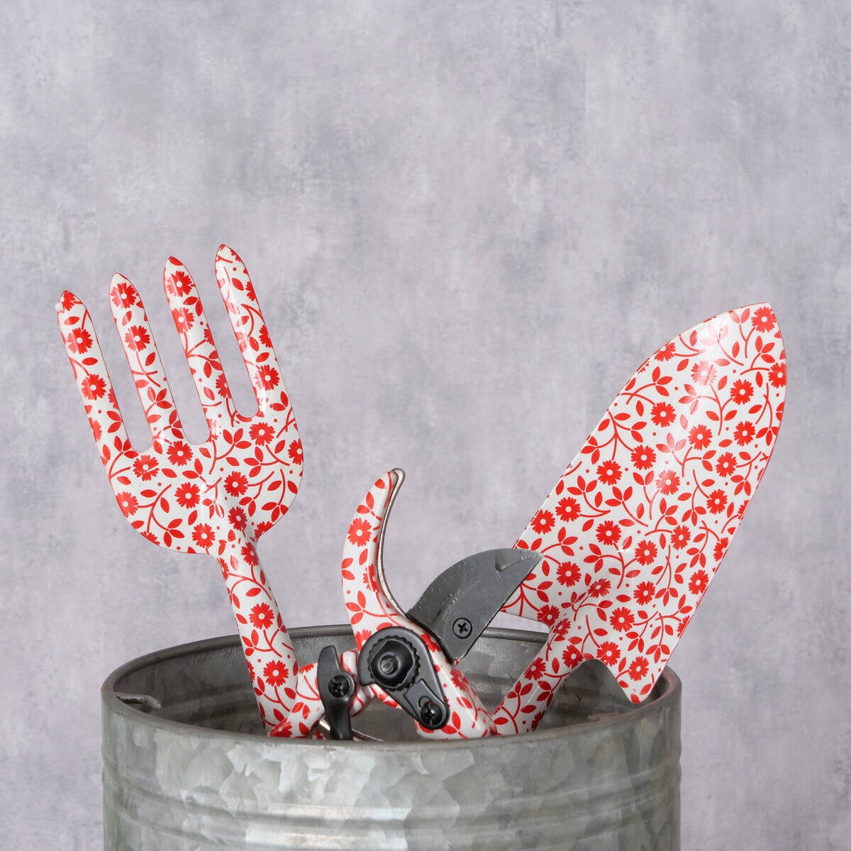 Narzędzia ogrodowe na prezent LILLY, miniłopatka, miniwidły, minisekator, 3 elementy