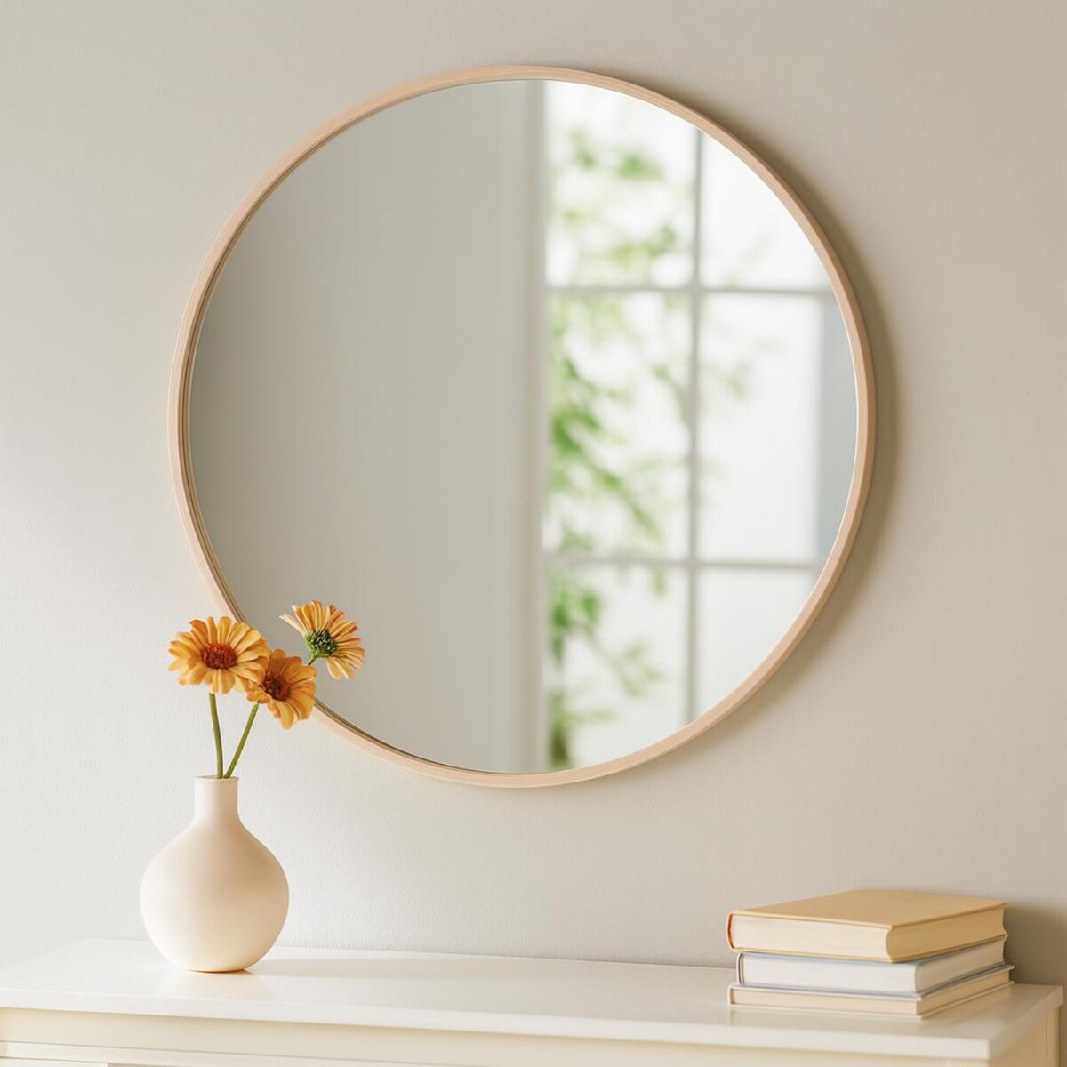 Okrągłe lustro na ścianę SORO, Ø 50 cm