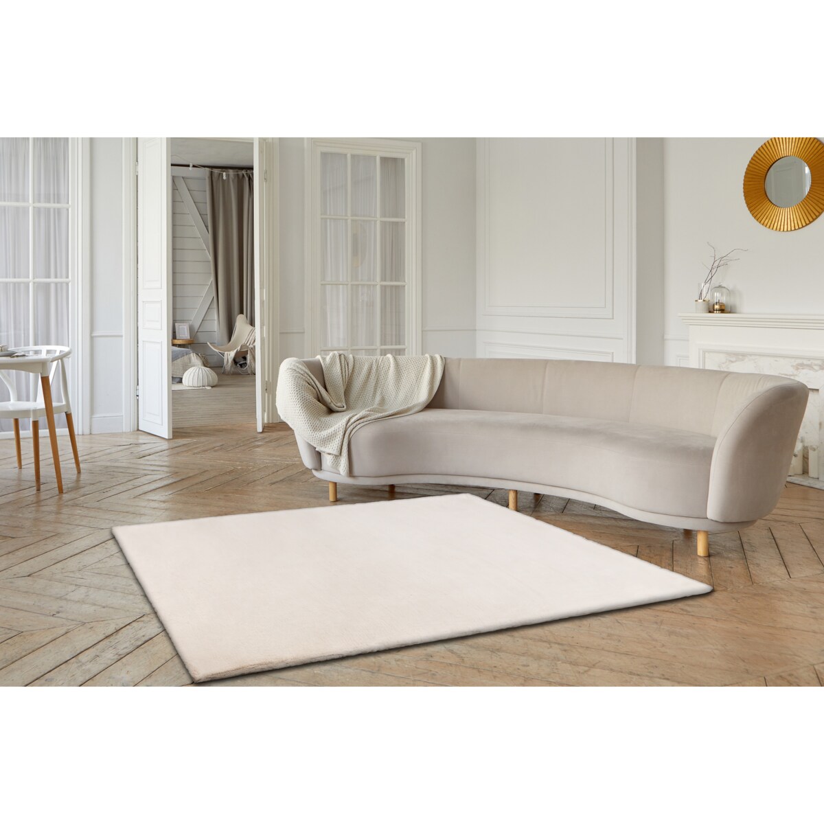 Dywan TEDDY NEW sand 52 Shaggy beż bardzo 80x150 cm