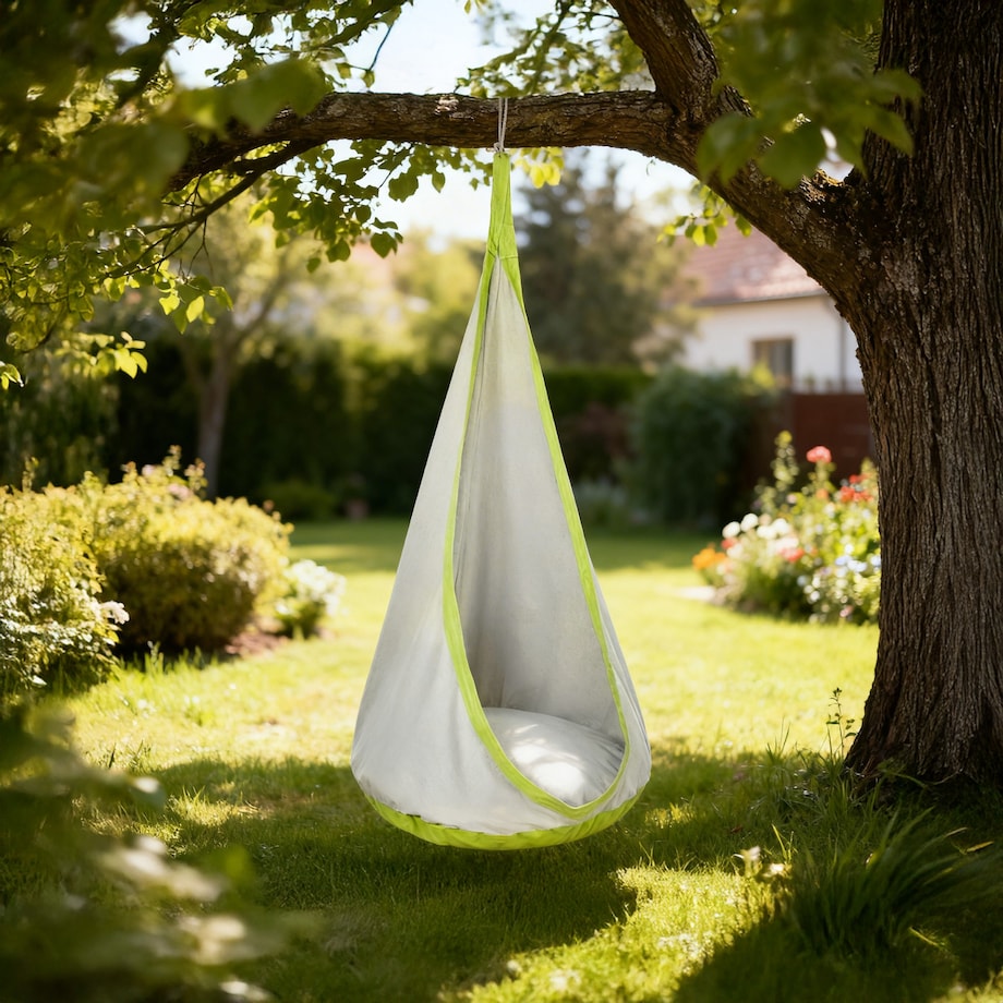 Hamak HUŚTAWKA podwieszane siedzisko KOKON dla dzieci KRZESŁO wiszące FOTEL