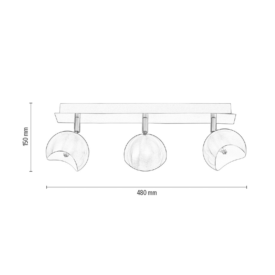 Lampa Sufitowa BRITOP Lighting 3xG9 28W Kompozycja Satyny i Bieli w Minimalistycznym Stylu, Polski Producent 1 szt.