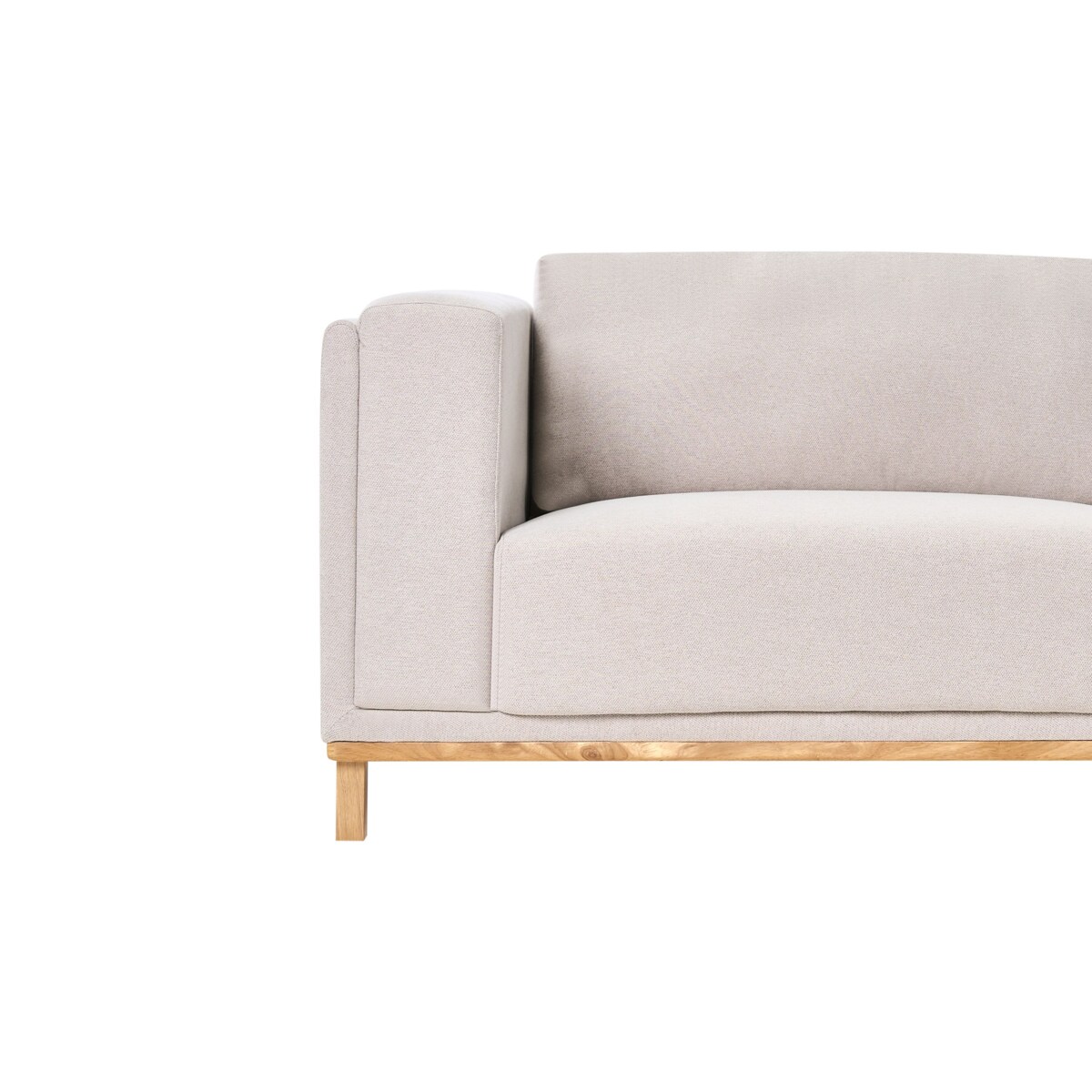 Narożnik dla 5 osób VENG Jasnobeżowy Lewostronny