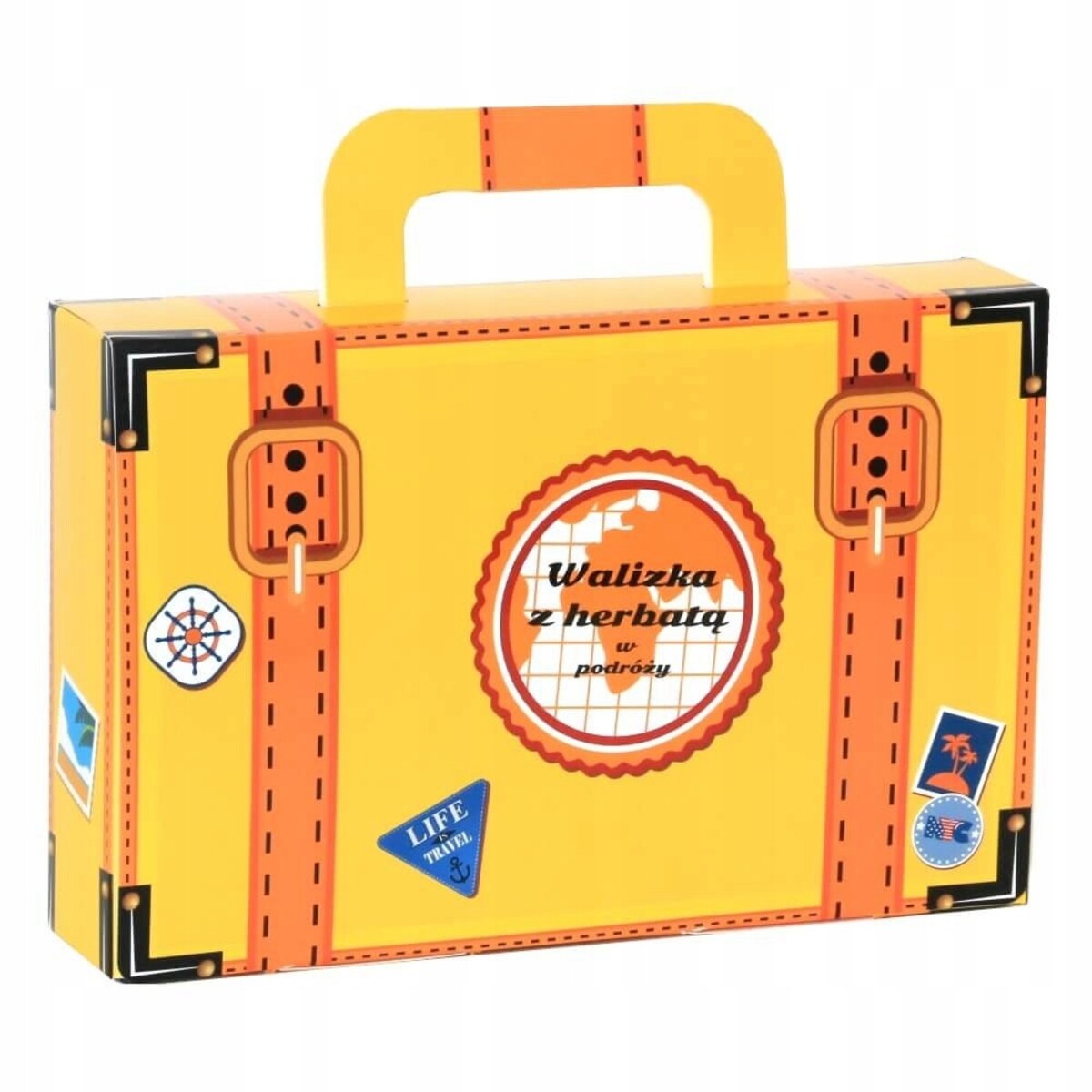 Wyjątkowy Prezent z herbatą smakową mix i akcesoriami dla podróżnika gift