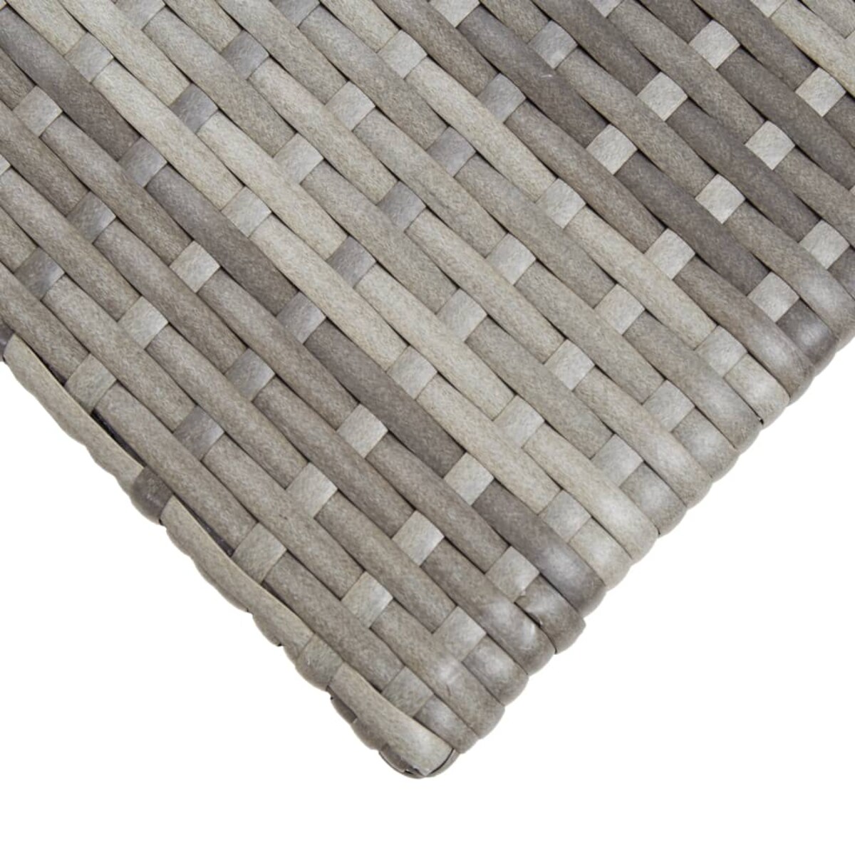 vidaXL Stolik herbaciany, szary, 50 x 50 x 47 cm, polirattan