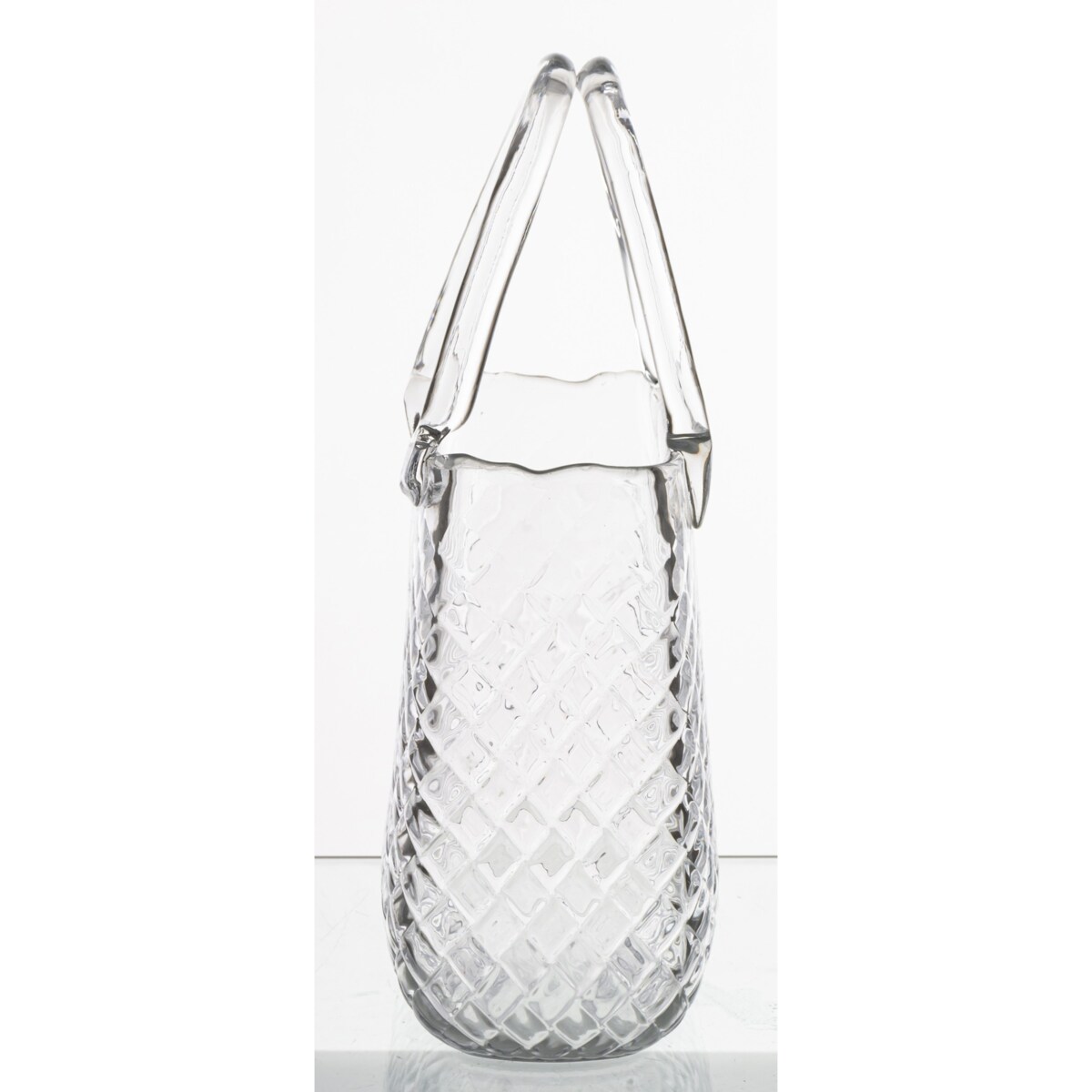 Wazon szklany 28,5x21x10 cm TORBA transparentna