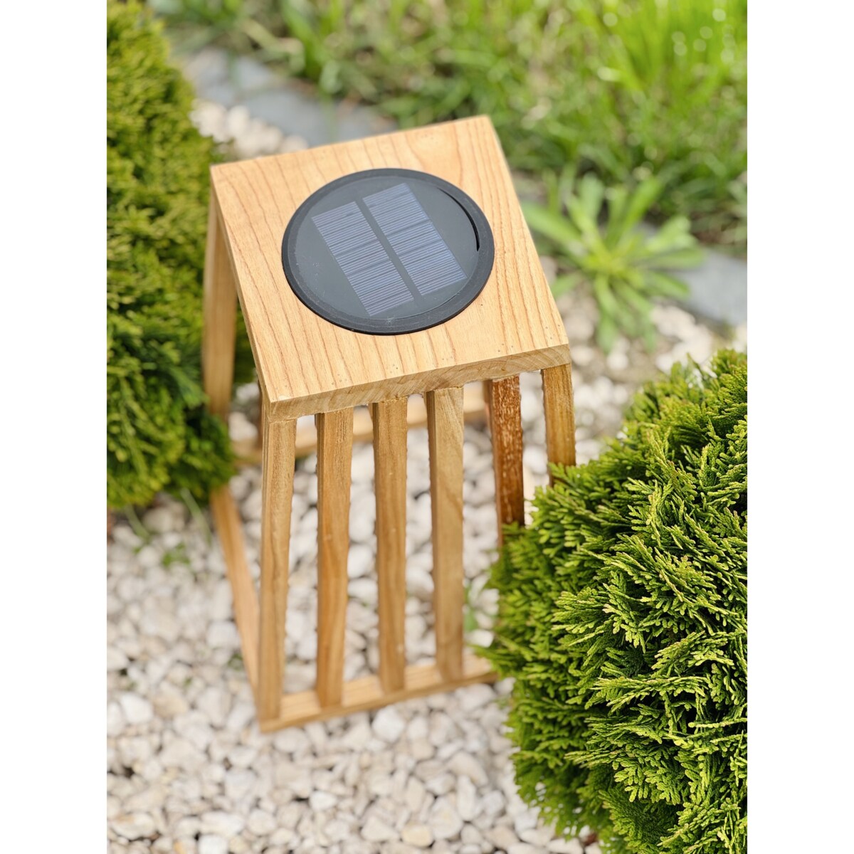 Lampa solarna LED 30 cm stojąca do ogrodu