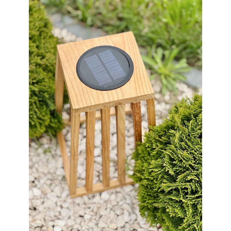 Lampa solarna LED 30 cm stojąca do ogrodu