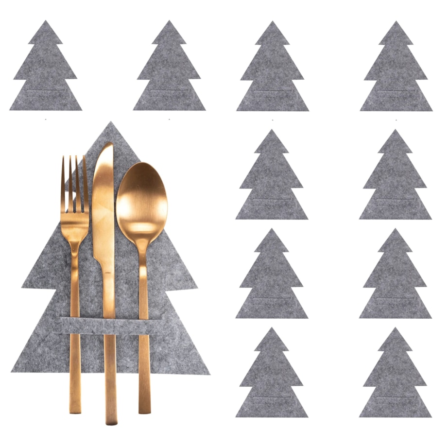 Pokrowiec na sztućce Świateczny 10szt KF370