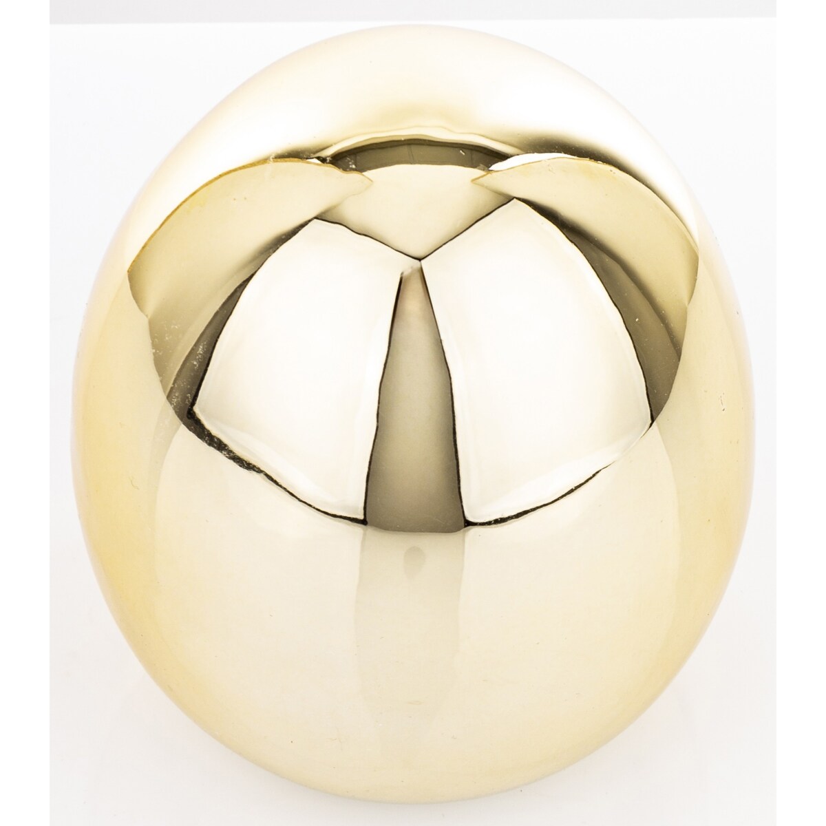 Dekoracja - złote jajko 12x10 cm z dolomitu VANRO - II