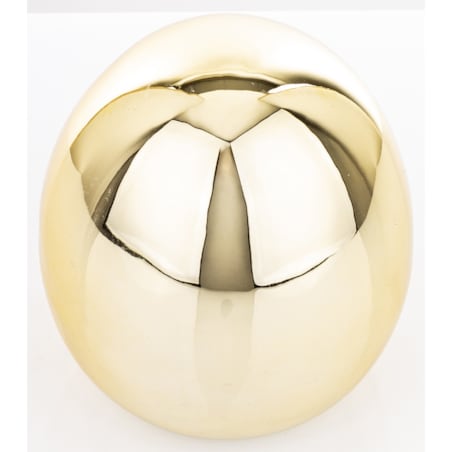 Dekoracja - złote jajko 12x10 cm z dolomitu VANRO - II