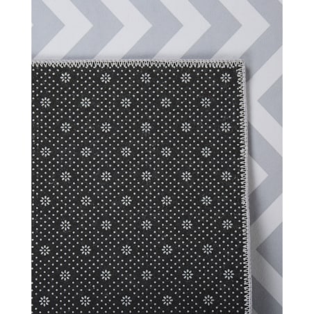 Dywan 80 x 200 cm biało-szary SAIKHEDA