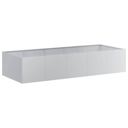 vidaXL Doniczka 200x80x40 cm Stal ocynkowana