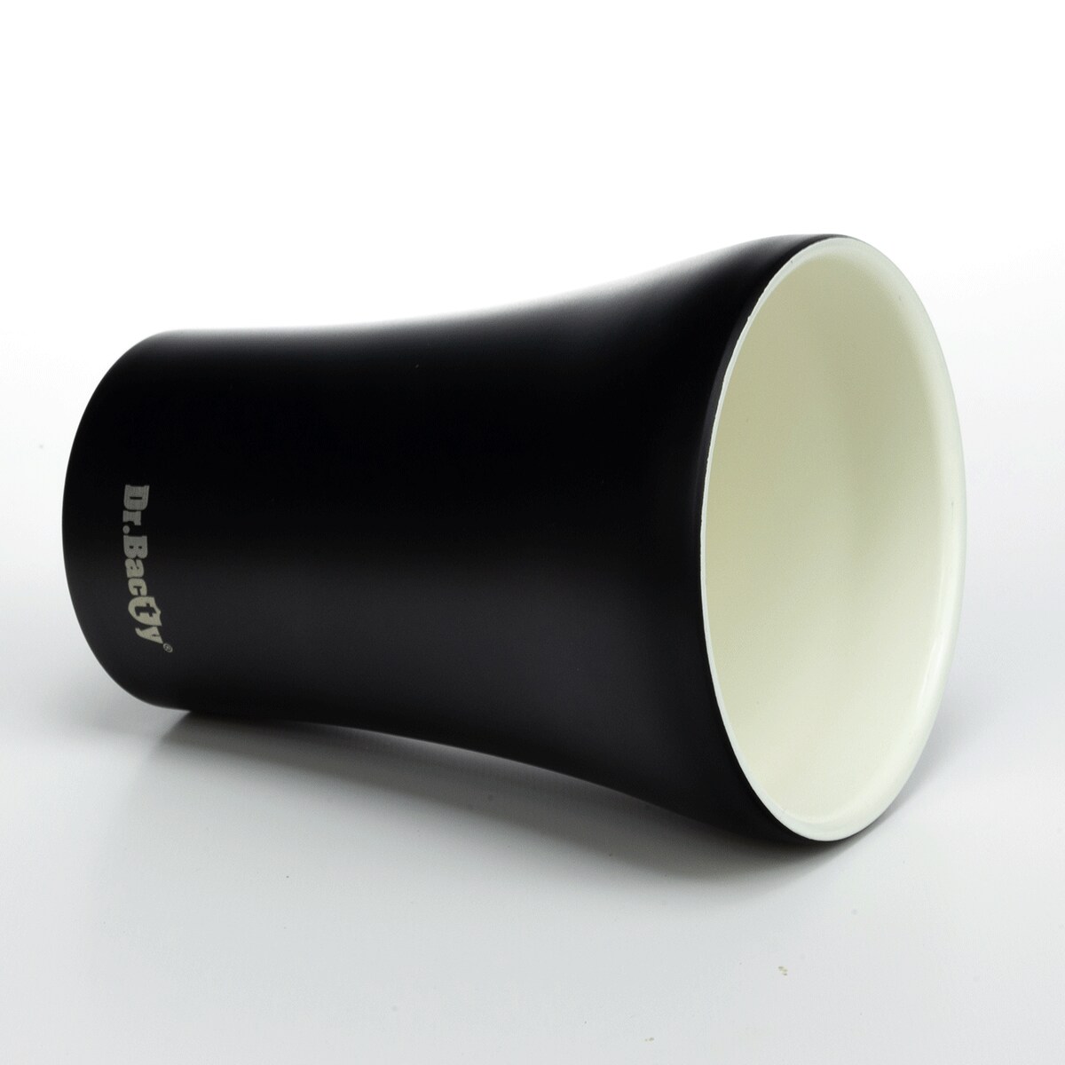 Kubek termiczny do kawy z powłoką ceramiczną Dr.Bacty Apollo - 227 ml - czarny