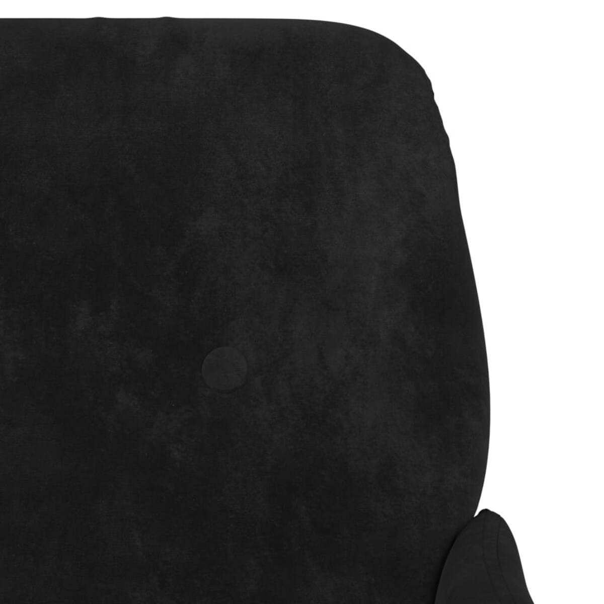 vidaXL Fotel, czarny, 62x79x79 cm, obity aksamitem