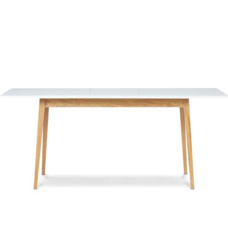 KONSIMO FRISK Biały rozkładany stół skandynawski