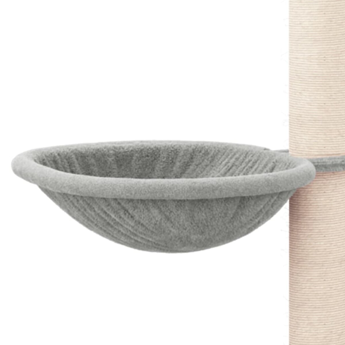 vidaXL Drapak dla kota z sizalowymi słupkami, jasnoszary, 94,5 cm