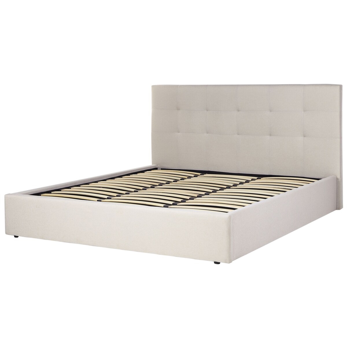 Łóżko z pojemnikiem LORIENT 180 x 200 cm Beżowy