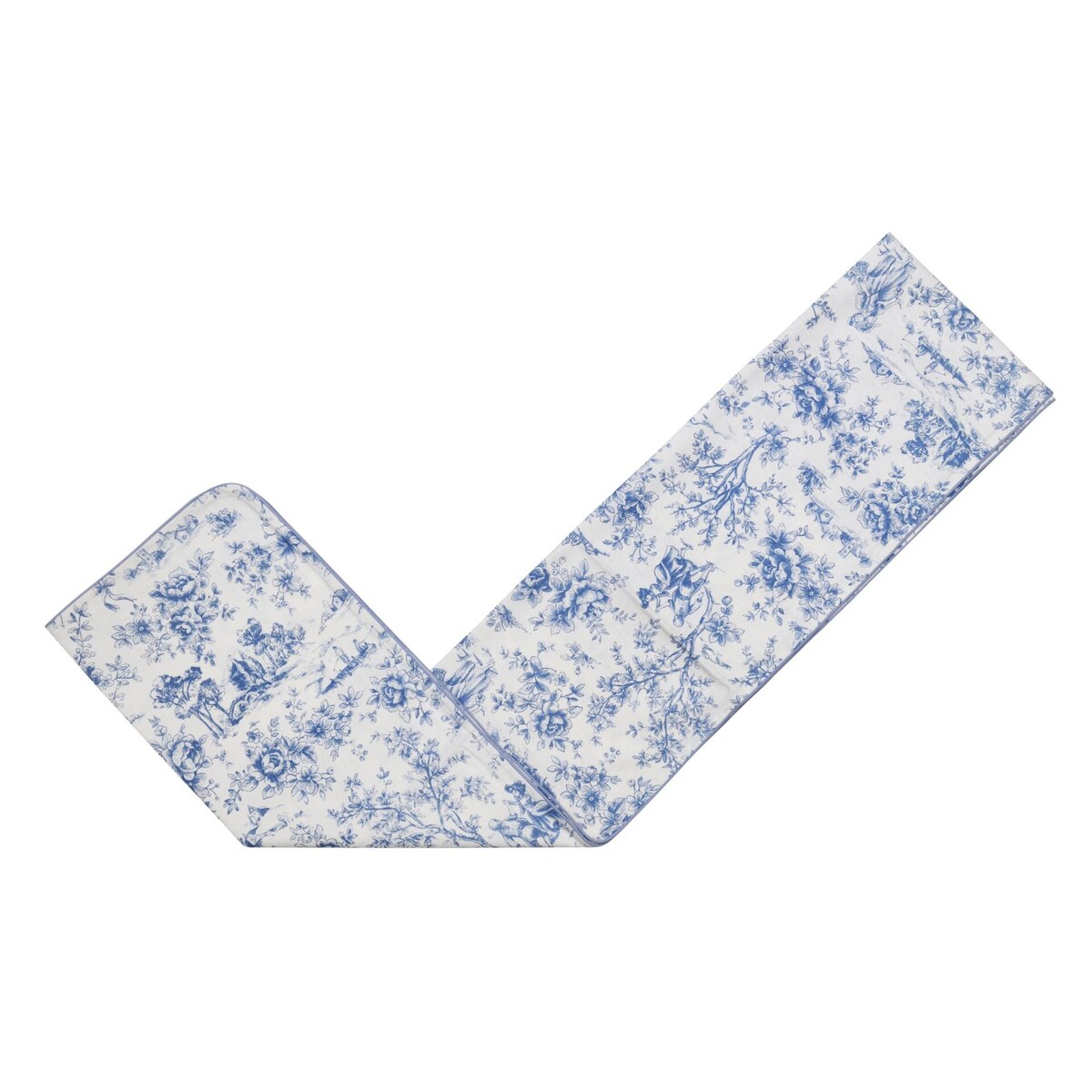 Bieżnik w stylu francuskim Toile de Jouy Blue – 50 × 220 cm