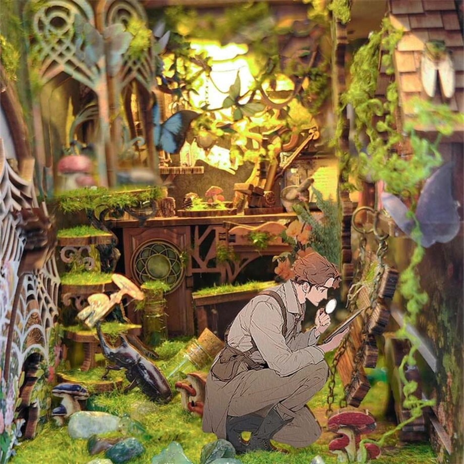Miniaturowy domek Book Nook - Poszukiwacze skarbów