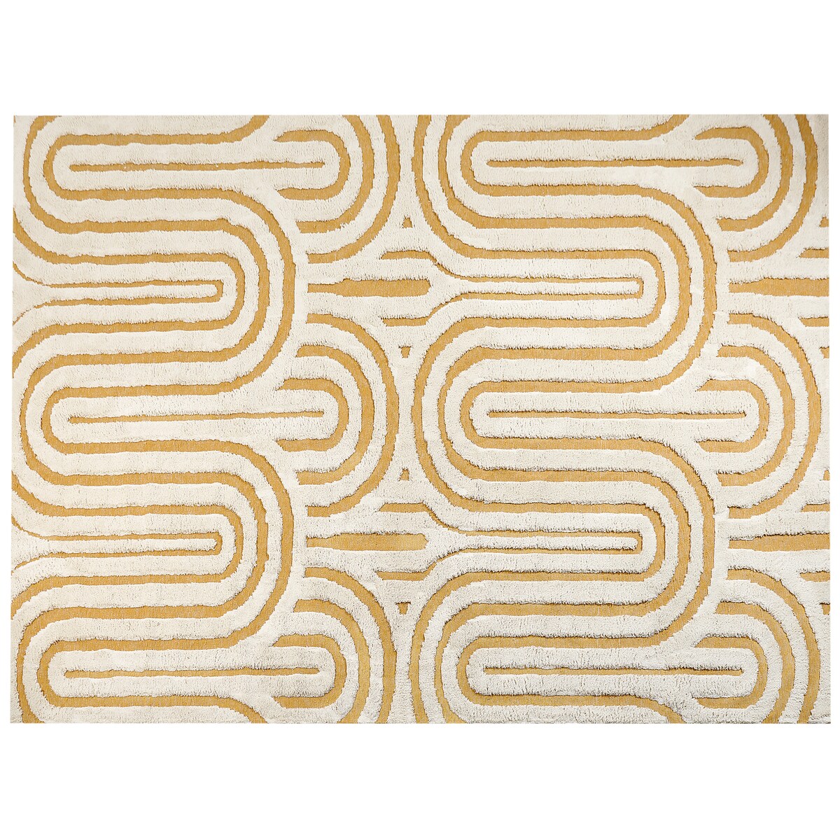 Dywan PERAI Żółty 300 x 400 cm Bawełna