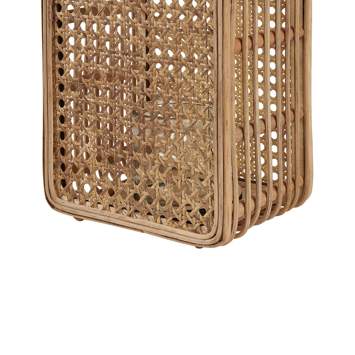 Lampion rattanowy 28 cm naturalny BANTUL