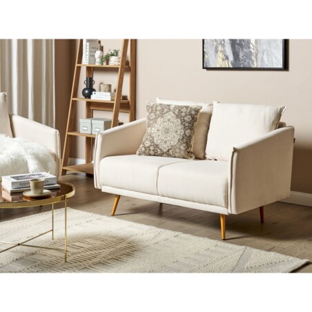 Sofa 2-osobowa beżowa MAURA