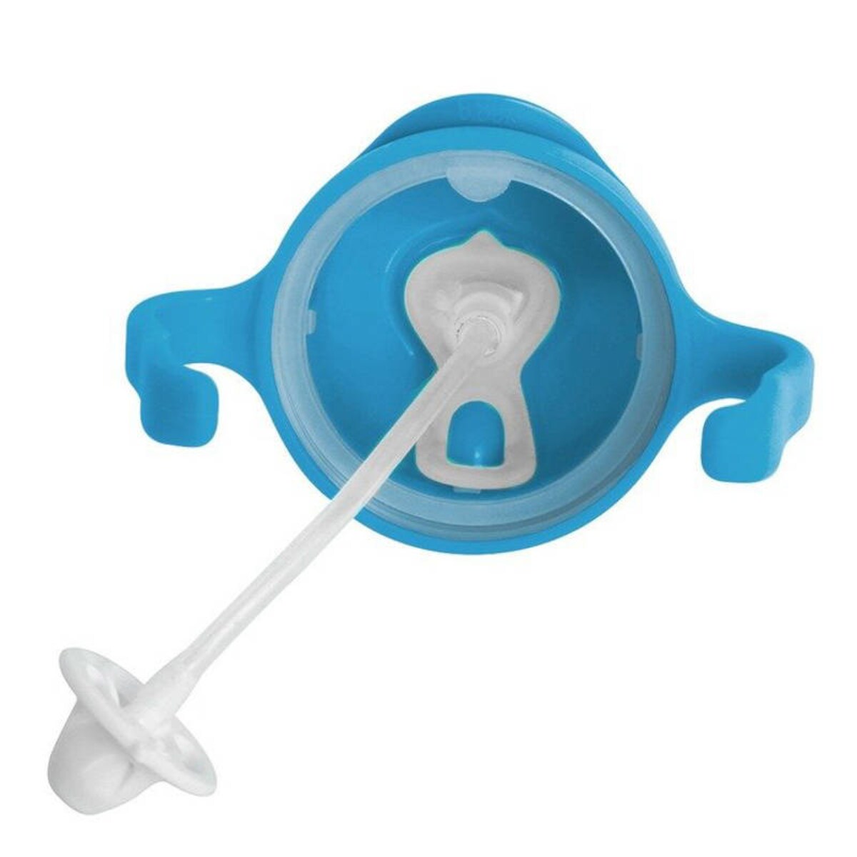 Bidon dla dzieci ze słomką 240 ml - kubek niekapek borówkowy, b.box