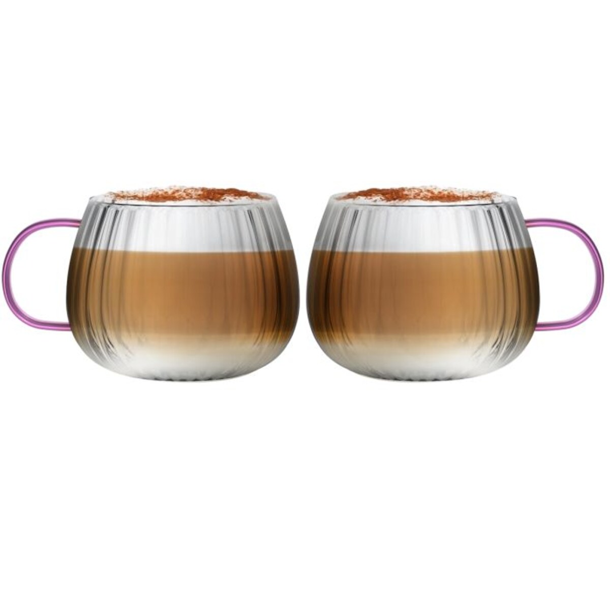Komplet 2 szklanek z różowym uchem 350 ml Tulip 1210