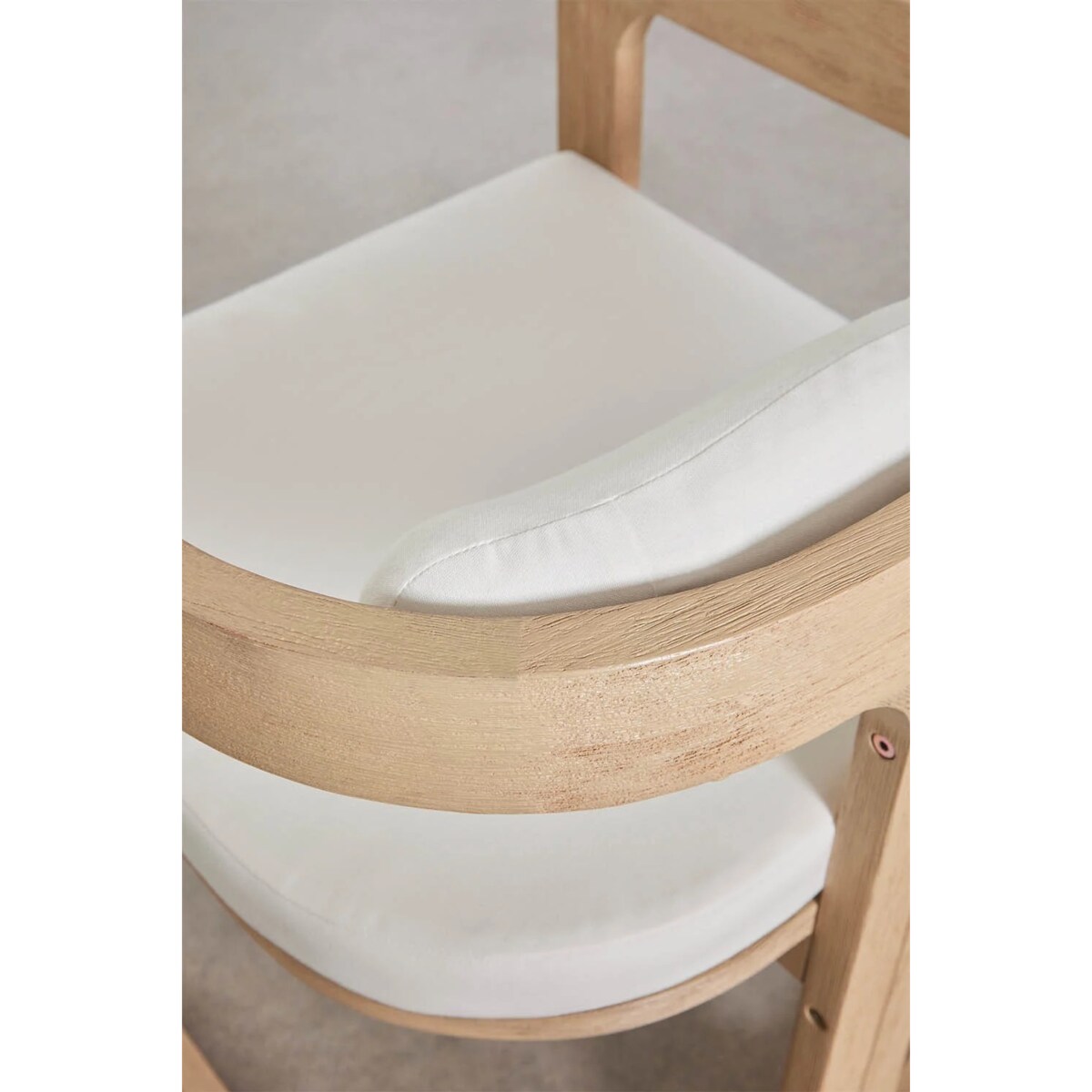 Krzesło ogrodowe z drewna eukaliptusowego Selira, bielone