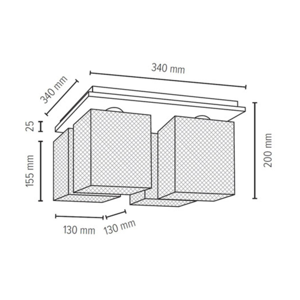 Lampa Sufitowa BRITOP Lighting 4xE27 25W Klasyczne Połączenie Chromu z Chromowanymi Kloszami, Polski Producent, 1 szt.