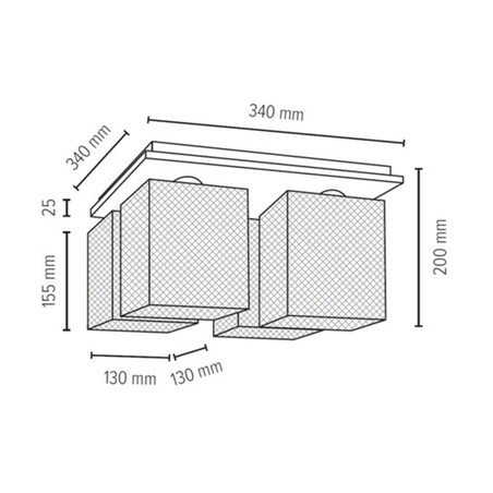 Lampa Sufitowa BRITOP Lighting 4xE27 25W Klasyczne Połączenie Chromu z Chromowanymi Kloszami, Polski Producent, 1 szt.