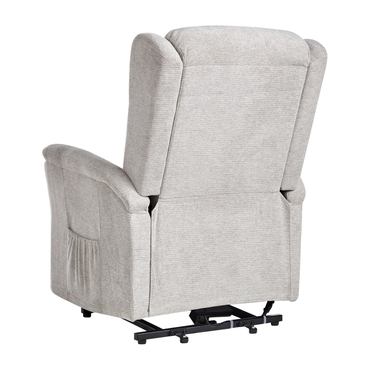 Elektryczny fotel rozkładany ELEGY Tkanina Jasnoszary